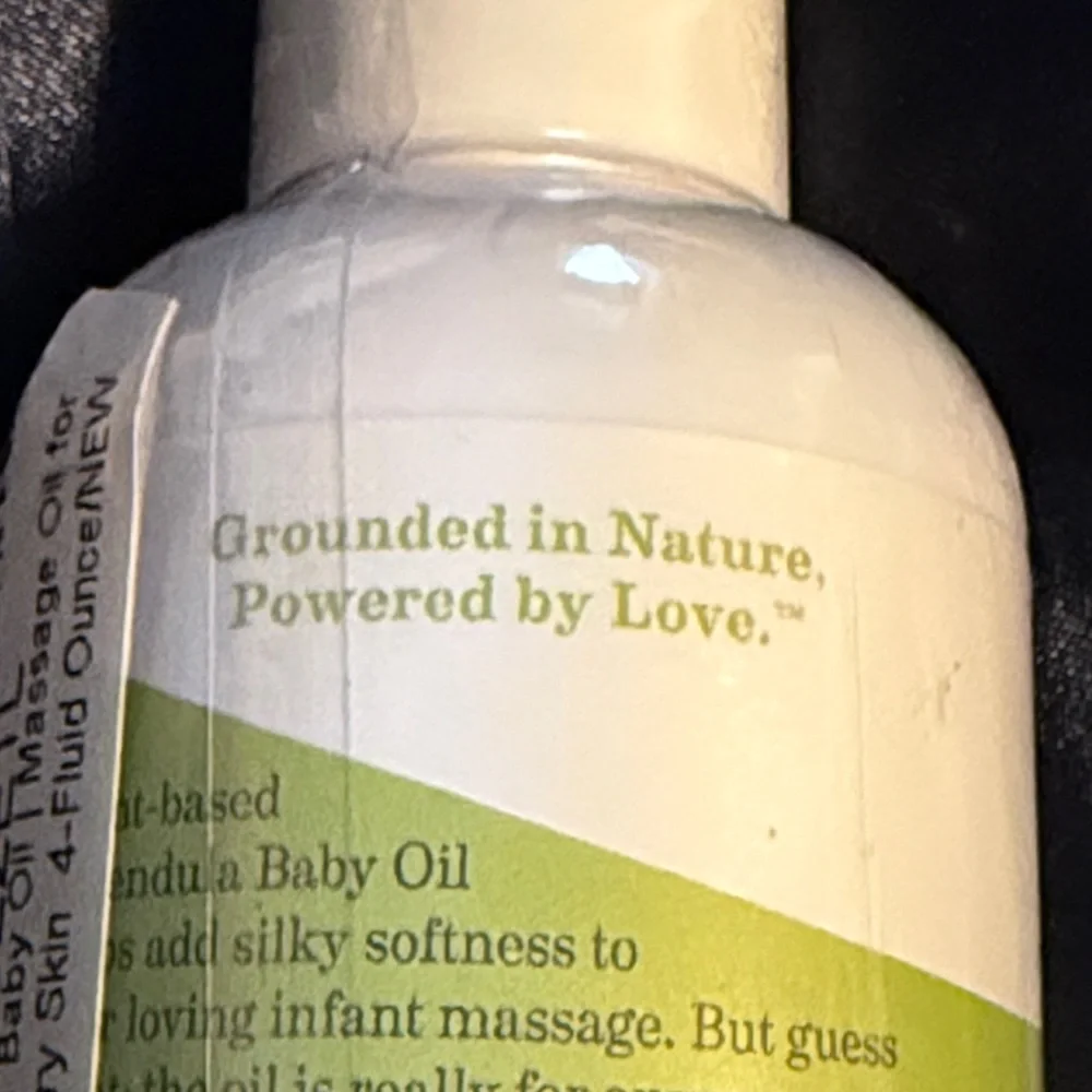 Earth Mama Calendula Baby Oil for infant massage, dry scalp &skin NEW sealed 4oz